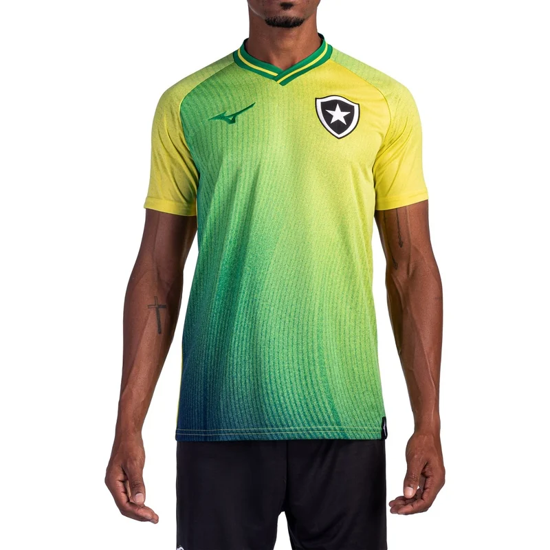 Mizuno e Botafogo lançam camisa inspirada nas cores do Brasil