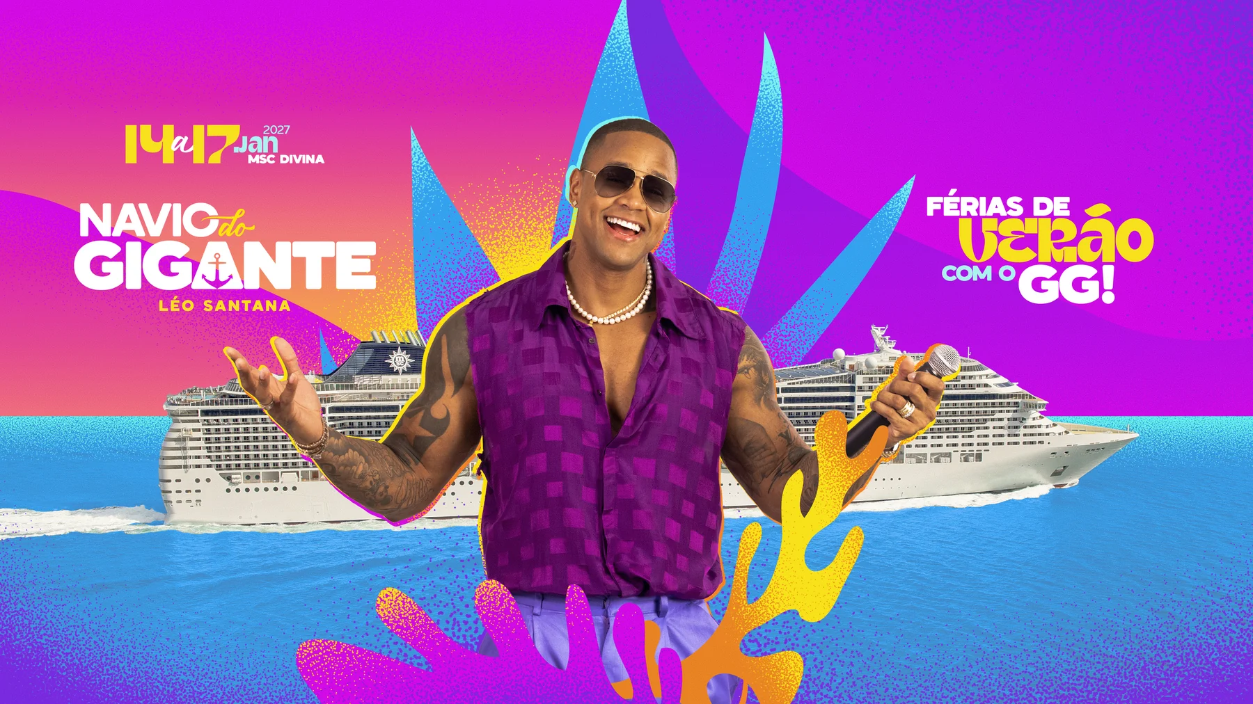Navio do Gigante volta maior com Léo Santana em 2027