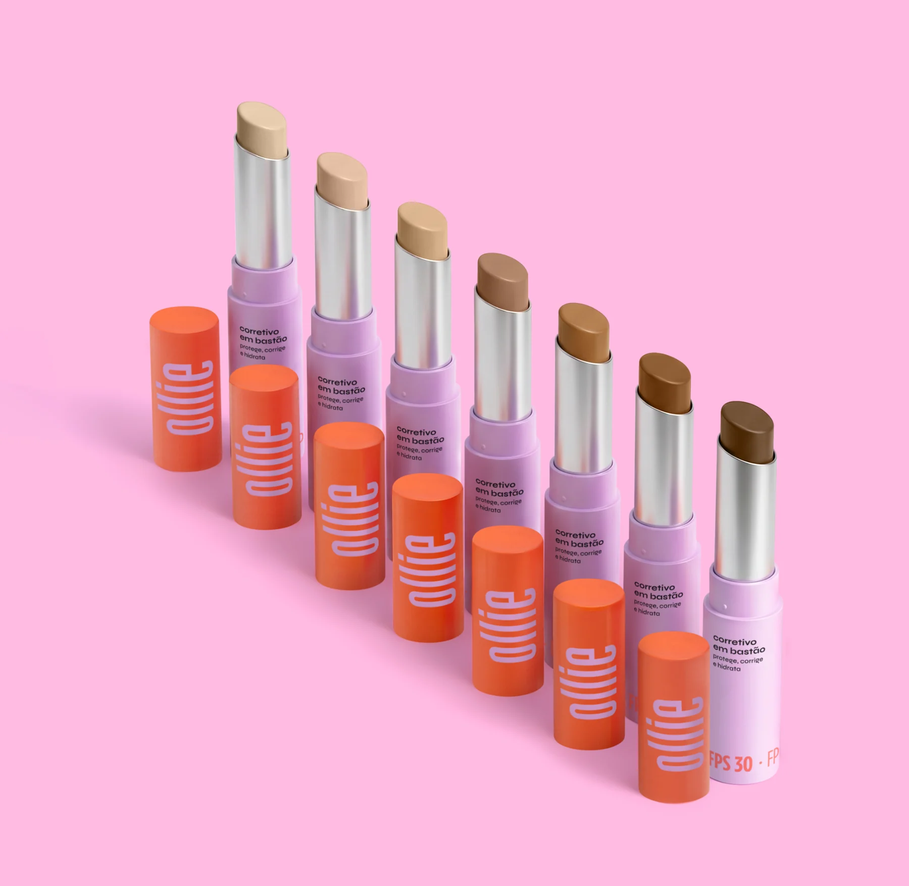 Ollie aposta em corretivo com FPS 30 e skincare