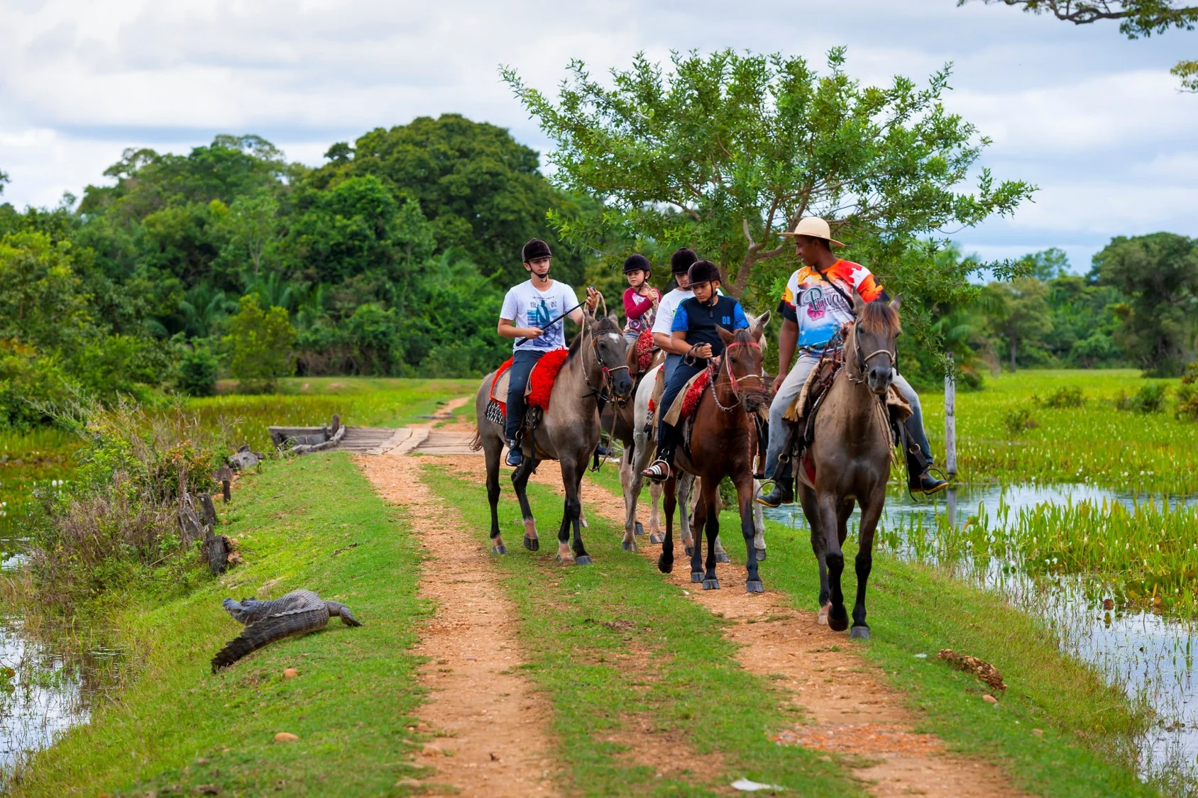 Pantanal transforma férias de julho em aula viva para crianças