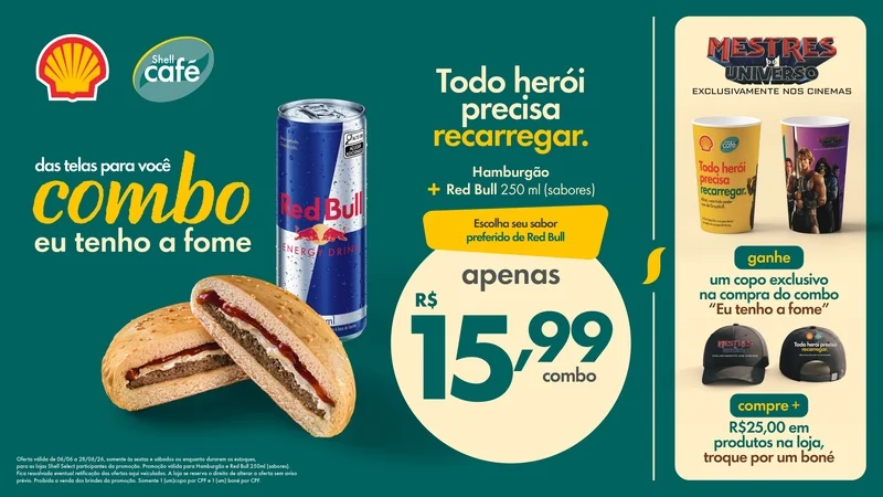 Posto em SP vira cenário de He-Man com brindes e loja temática