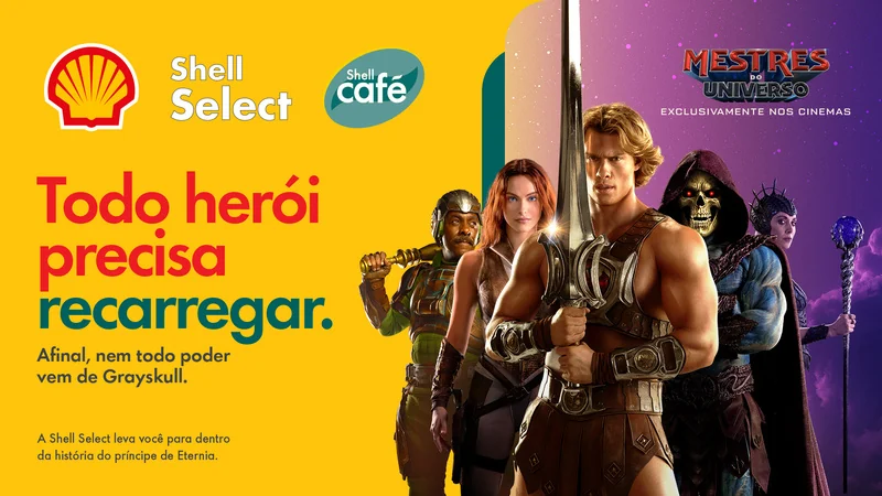 Posto em SP vira cenário de He-Man com brindes e loja temática