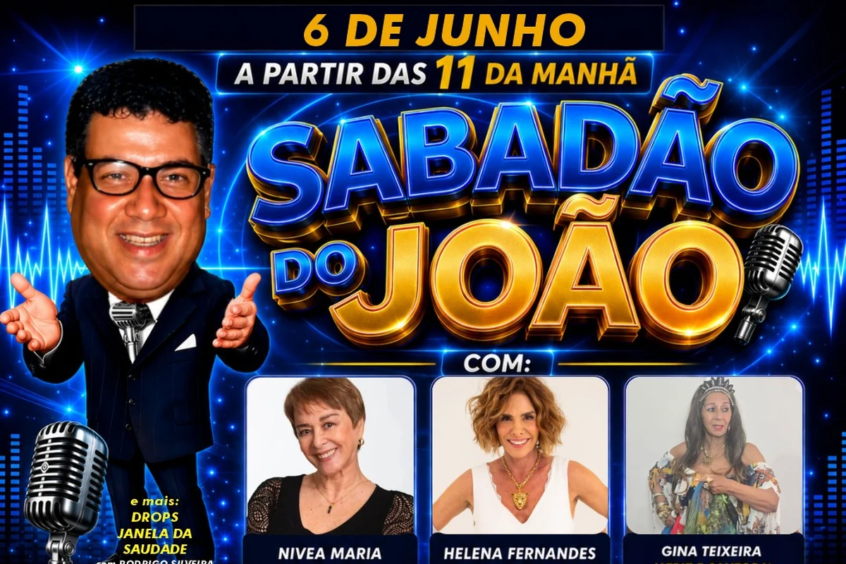 Sabadão do João reúne grandes nomes do teatro e da música no rádio