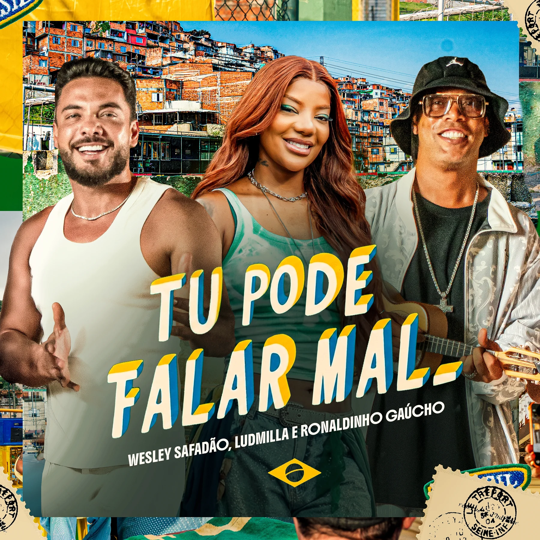 Safadão, Ludmilla e Ronaldinho se unem em música para a Copa