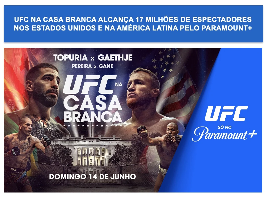 UFC na Casa Branca quebra recordes e redefine o streaming esportivo