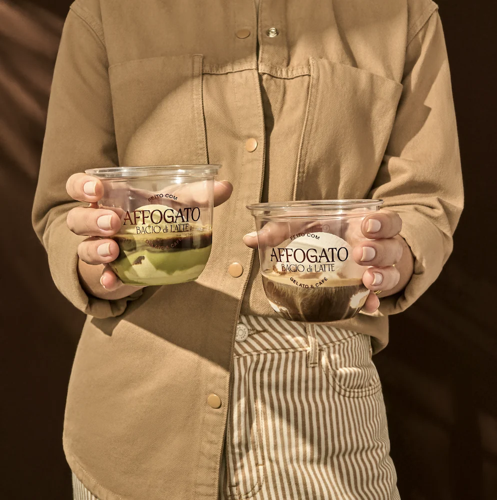 Bacio di Latte lança affogato com café Nespresso