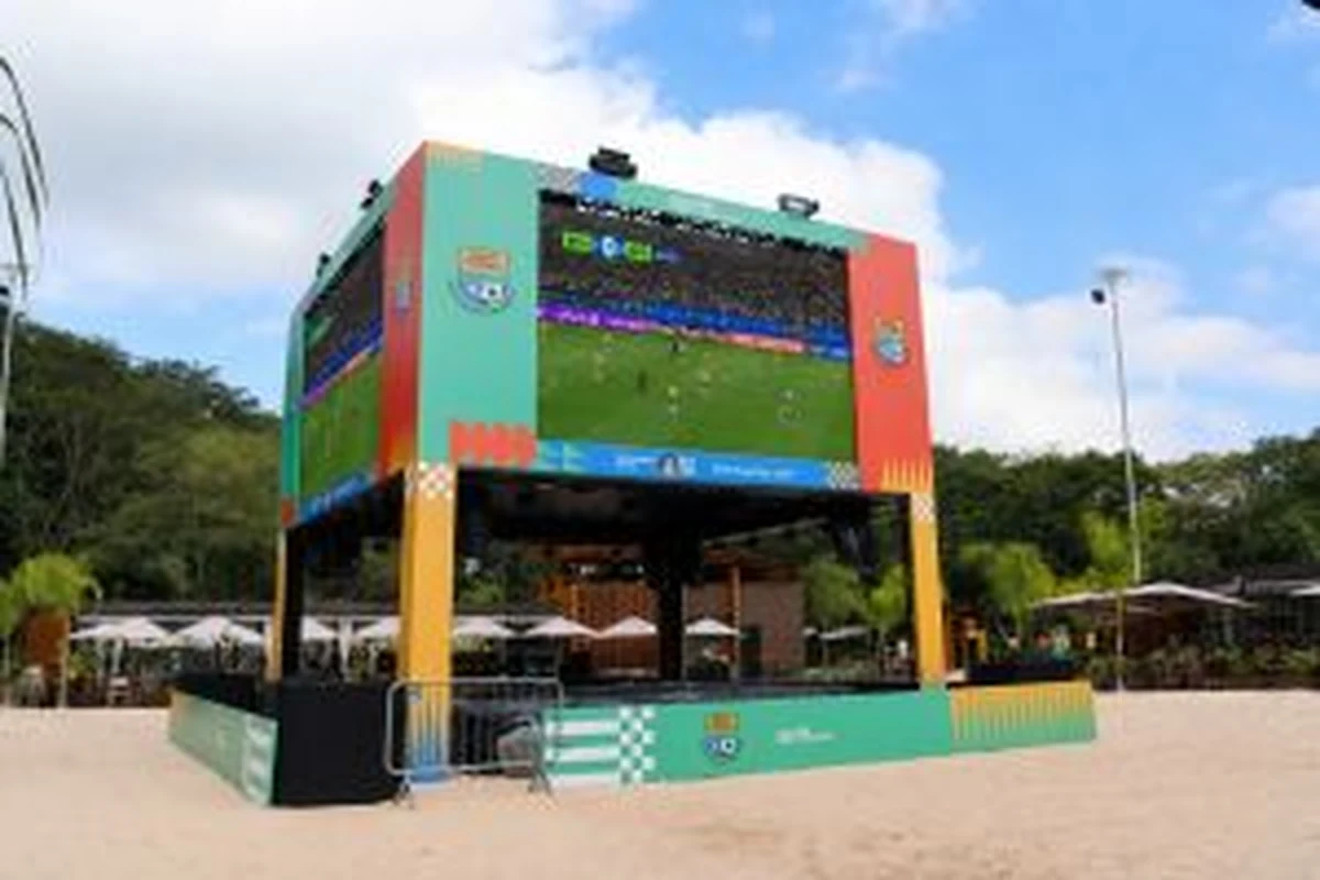 brasil x noruega vira evento com show e teloes na orla totalpass featured