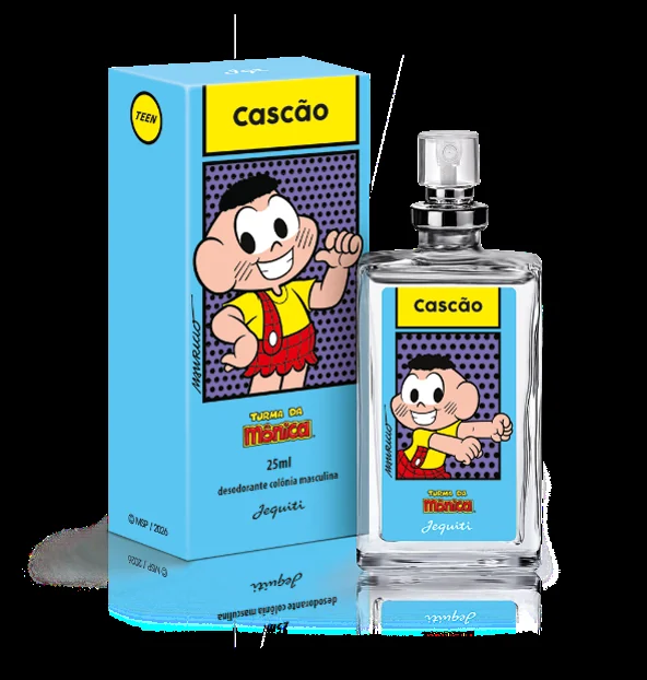 Cascão, o personagem que odeia água, agora tem perfume próprio
