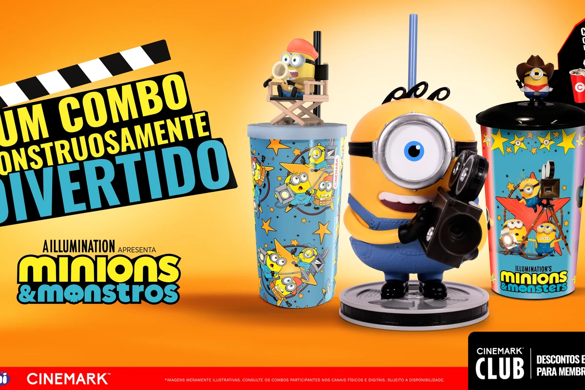 cinemark lanca combo com colecionaveis de minions monstros featured