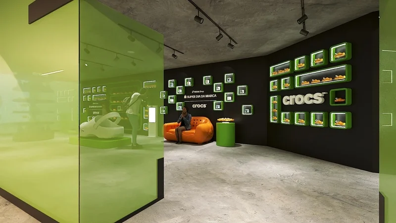 Crocs leva live commerce ao físico em ação com TikTok Shop