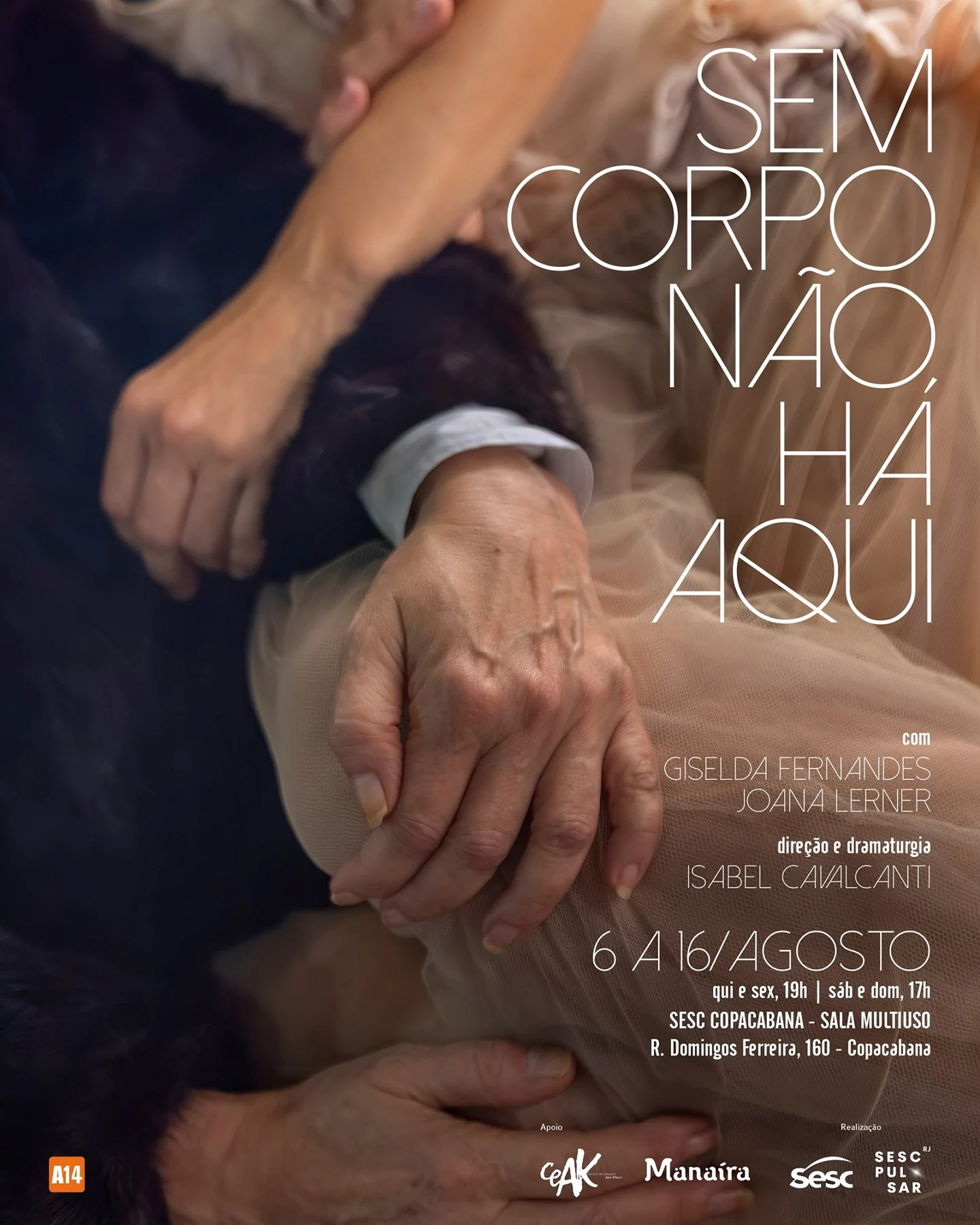 Dança-teatro transforma luto em cena no Sesc Copacabana 2 Dança-teatro transforma luto em cena no Sesc Copacabana