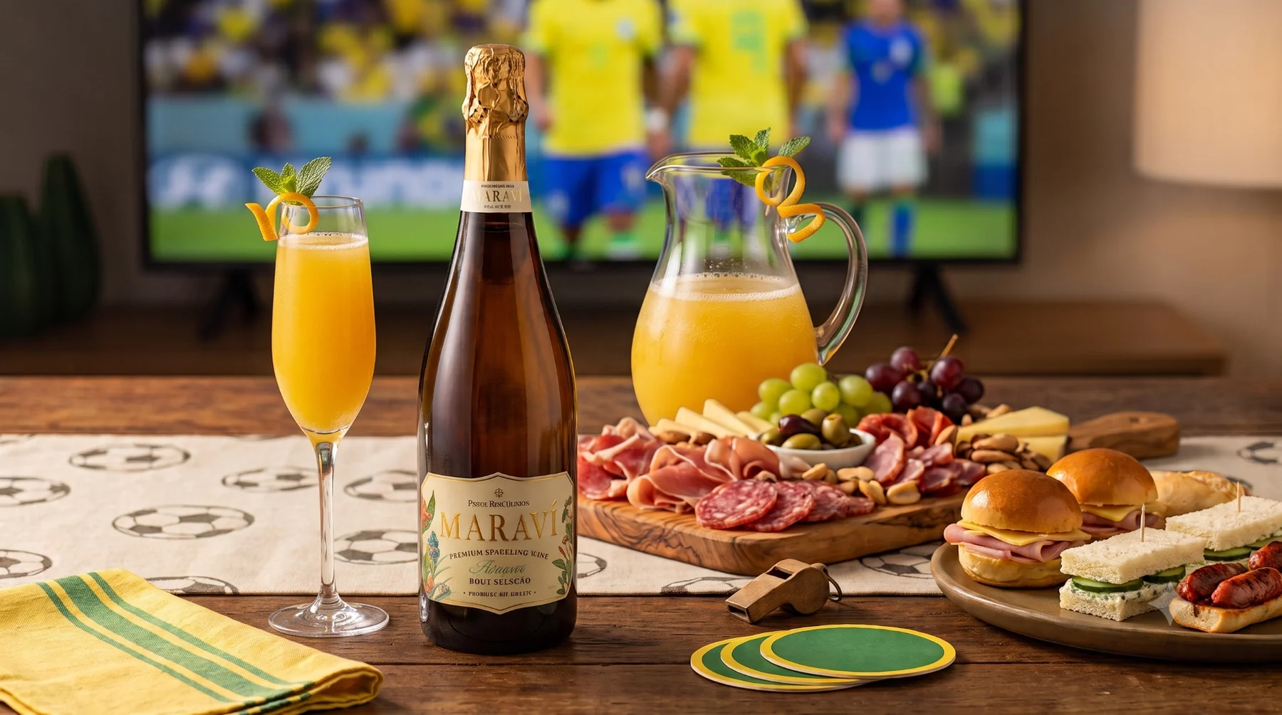 Drinks com vinho ganham espaço nos jogos do Brasil em casa