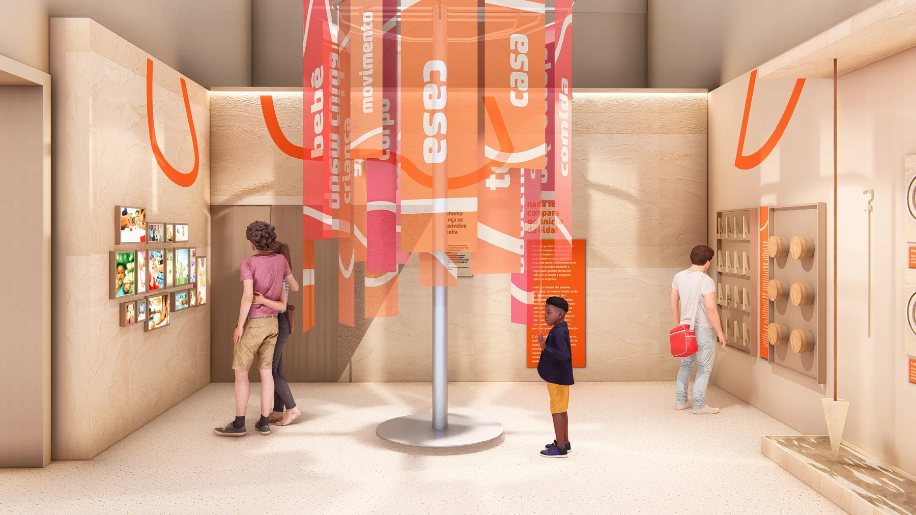 Exposição transforma ciência da infância em experiência sensorial