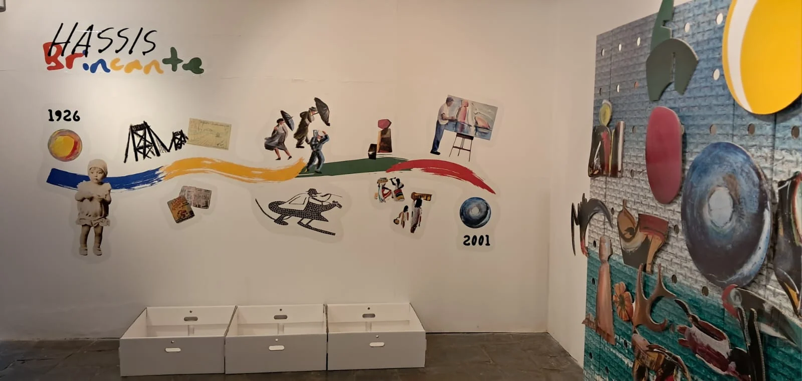 Exposição transforma obra de Hassis em experiência sensorial