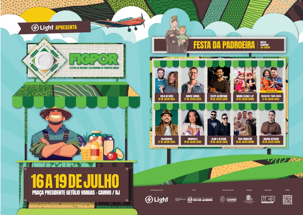 Festival em Carmo une fé, shows gratuitos e economia rural