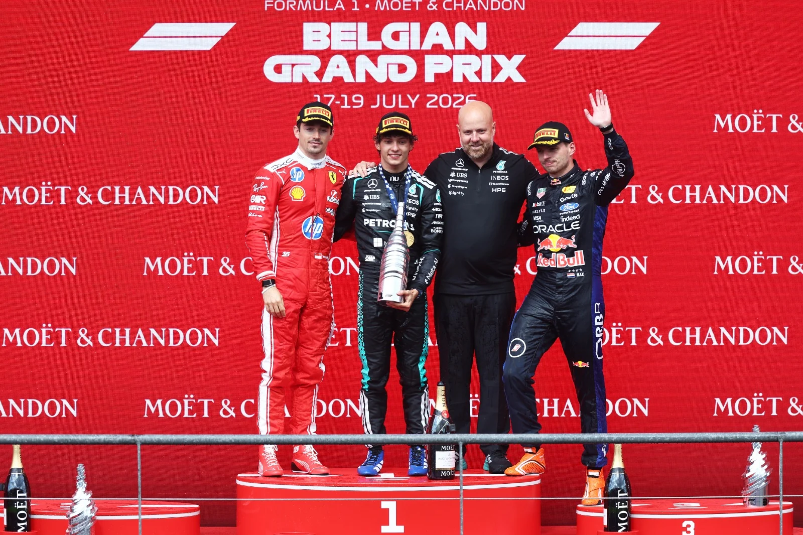 Moët & Chandon transforma vitória em experiência no GP da Bélgica 2026 1 Moët & Chandon transforma vitória em experiência no GP da Bélgica 2026