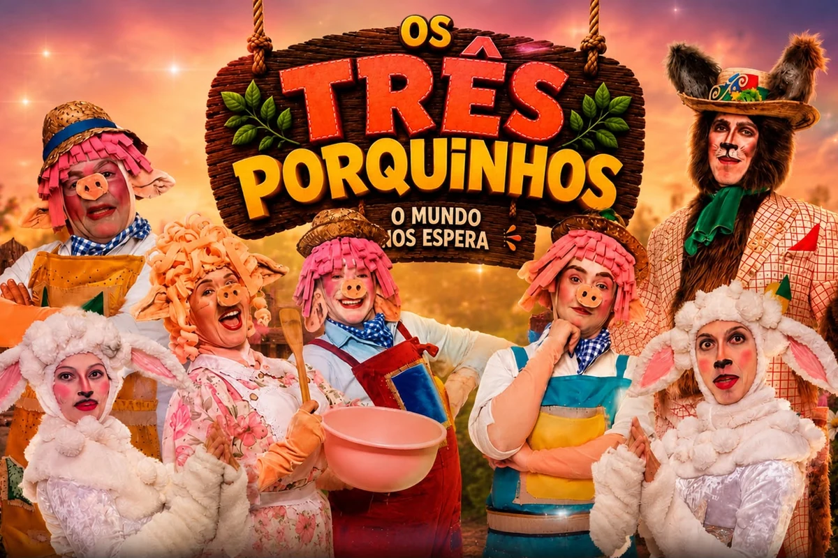 Os Três Porquinhos em versão musical chegam ao Tatuapé os tres porquinhos em versao musical chegam ao tatuape featured