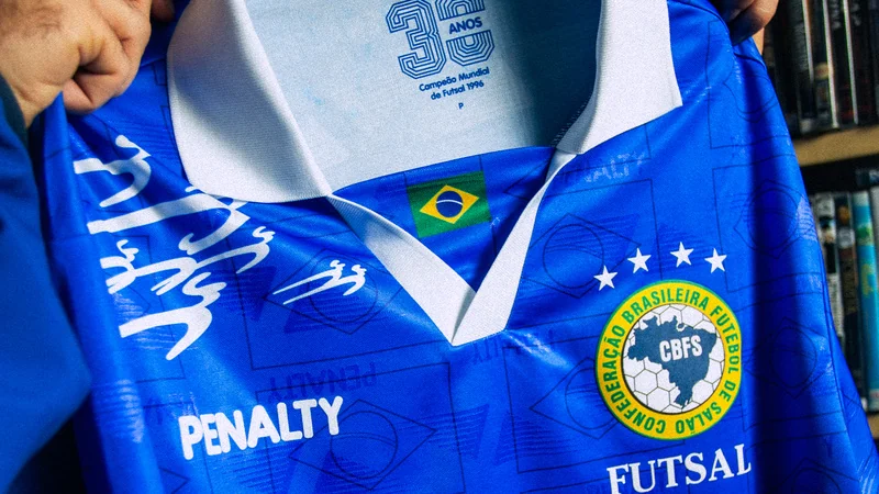 Penalty resgata camisa rara do Brasil 96 usada em apenas um jogo 2 Penalty resgata camisa rara do Brasil 96 usada em apenas um jogo