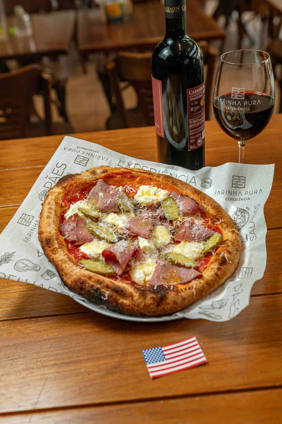 Pizza com laranja Bahia marca Dia da Pizza no Farinha Pura 4 Pizza com laranja Bahia marca Dia da Pizza no Farinha Pura