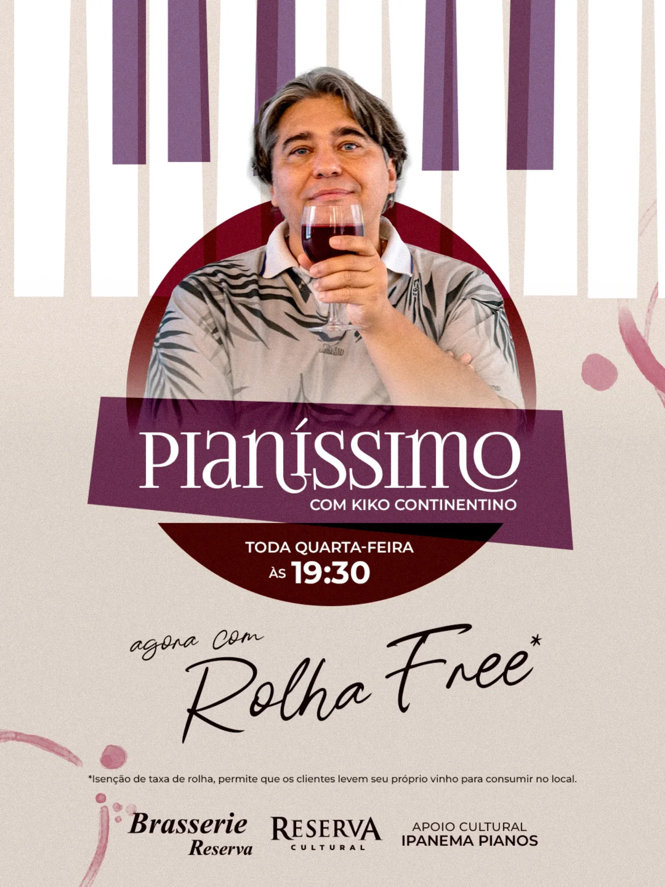 Projeto Pianíssimo leva jazz e MPB às noites de quarta em Niterói 2 Projeto Pianíssimo leva jazz e MPB às noites de quarta em Niterói