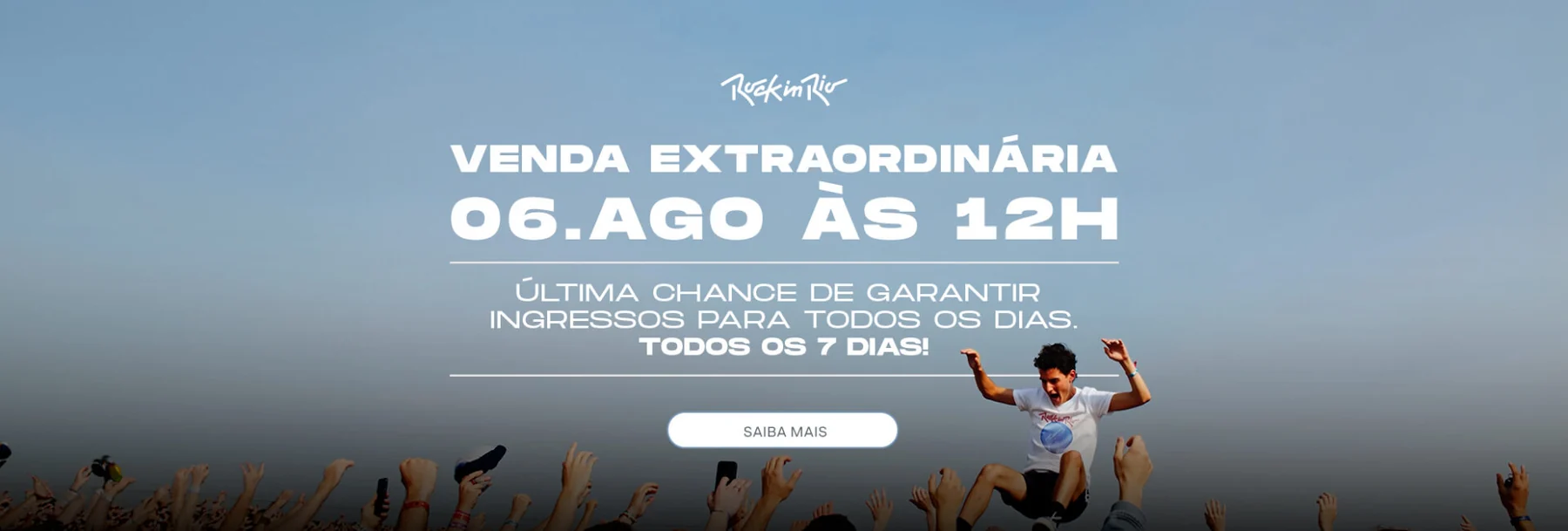 Rock in Rio libera venda extra para dias esgotados