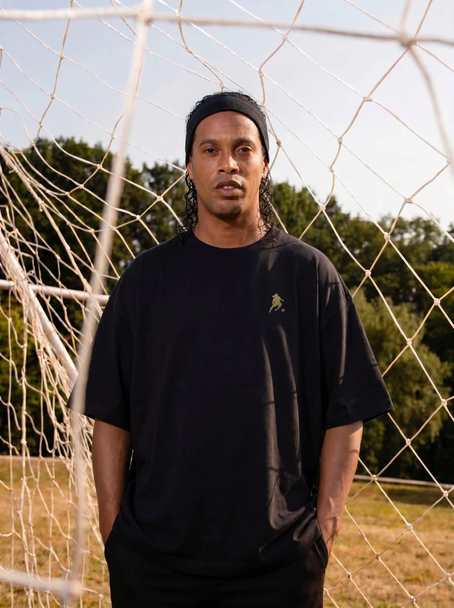 Ronaldinho leva legado do futebol para nova marca de moda