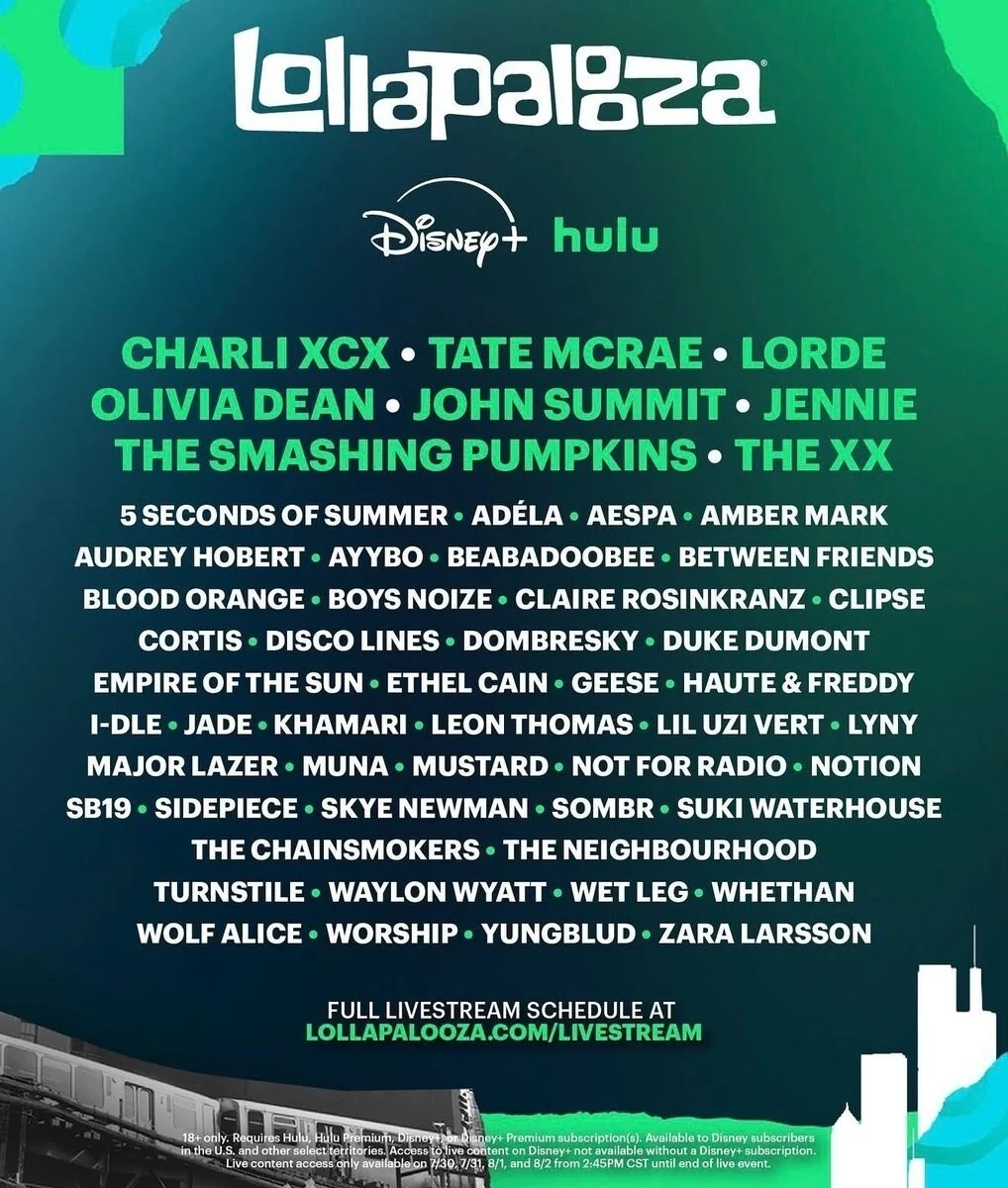 Sem sair de casa: Lollapalooza Chicago chega ao Brasil pela Disney+