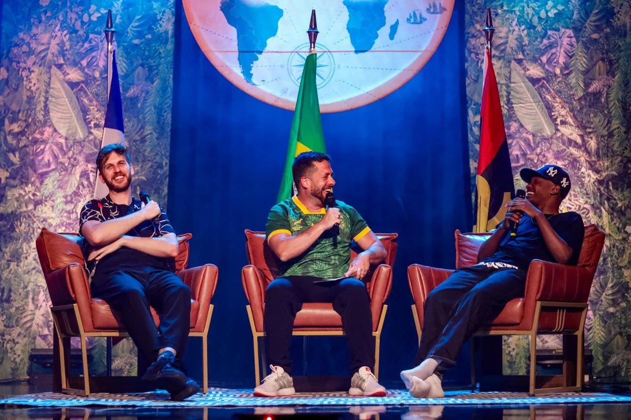 Show reúne humor do Brasil, França e Angola em SP 2 Show reúne humor do Brasil, França e Angola em SP