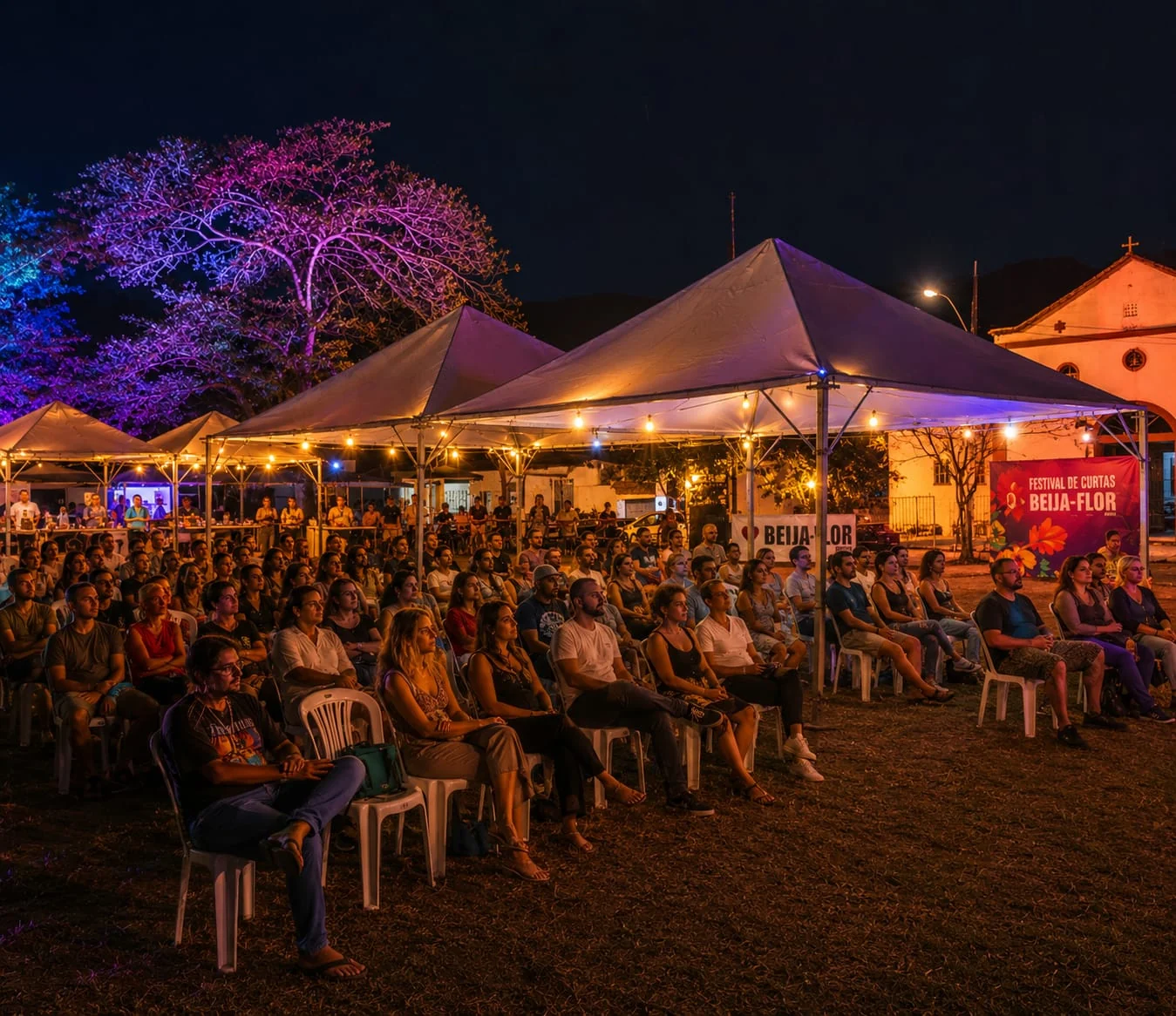 Tela a céu aberto na Zona da Mata projeta o Brasil contemporâneo