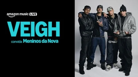 Veigh e Meninos da Nova abrem nova temporada do Amazon Music Live