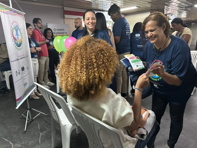 Ação na Central do Brasil faz alerta contra avanço da doença renal 1 Ação na Central do Brasil faz alerta contra avanço da doença renal