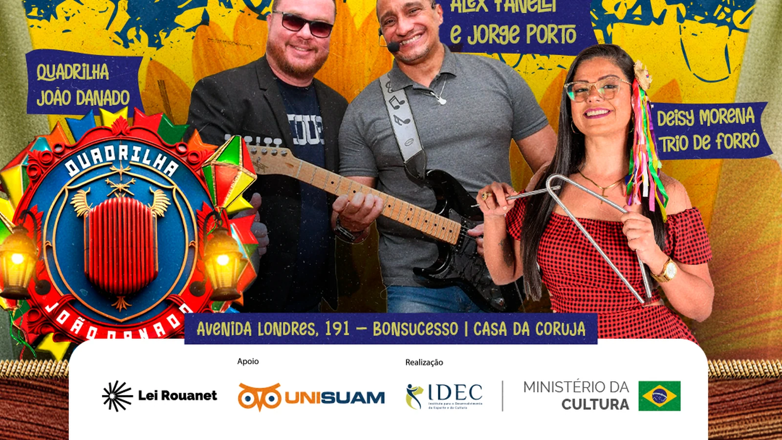 Arraiá da Casa da Coruja leva forró e quadrilhas a Bonsucesso arraia da casa da coruja leva forro e quadrilhas a bonsucesso featured