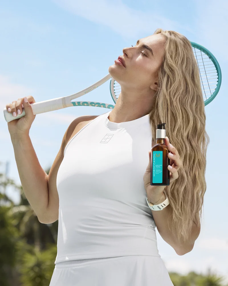 Aryna Sabalenka assume posto de embaixadora global da Moroccanoil