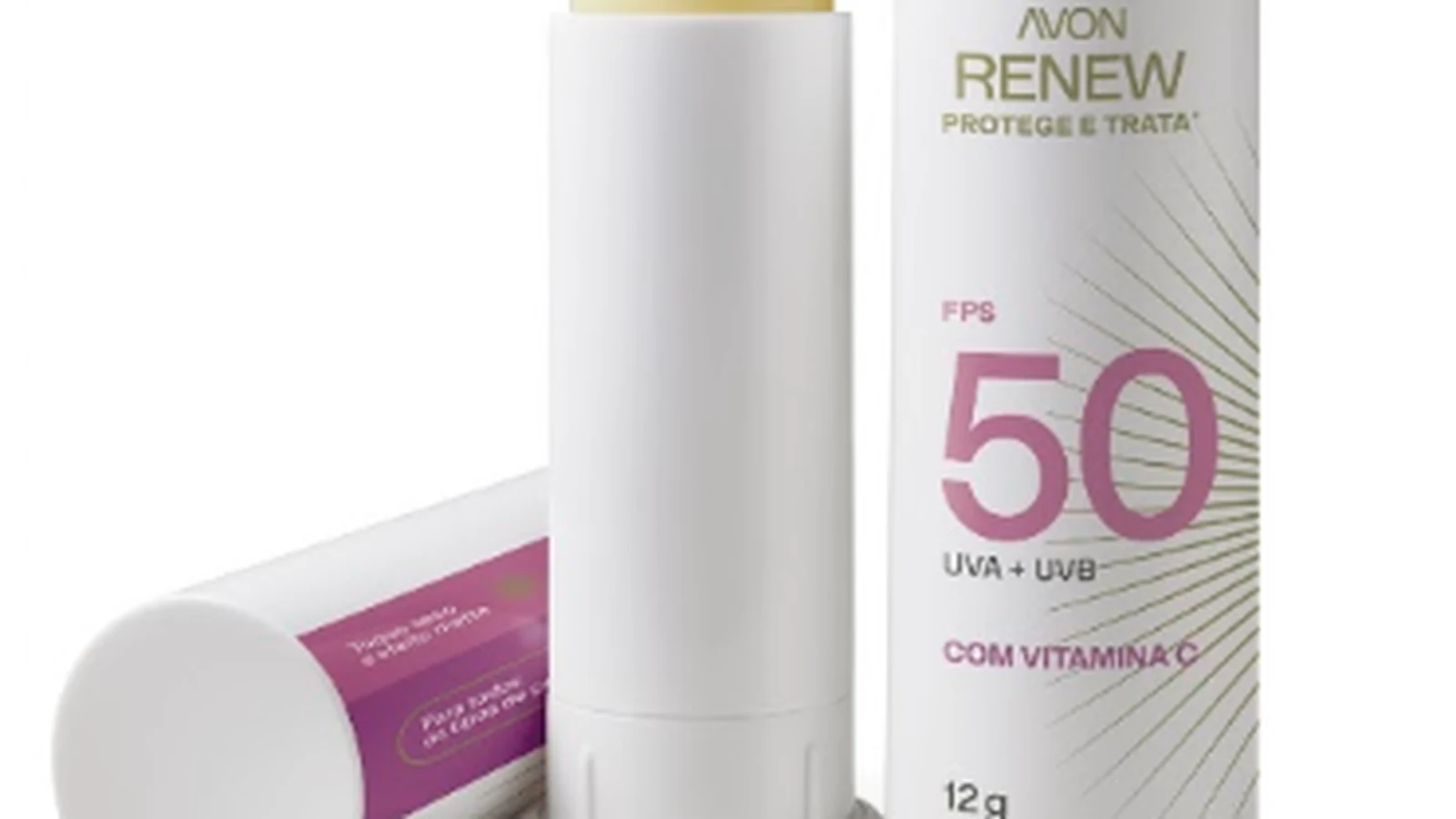 avon renew lanca protetor solar em bastao com vitamina c e alto fps featured