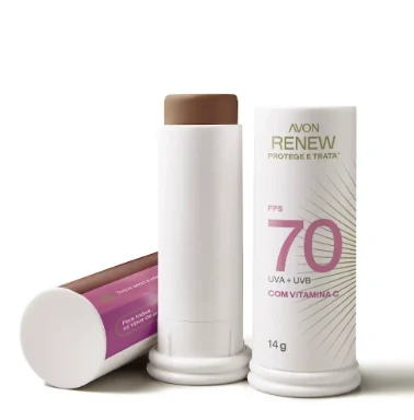 Avon Renew lança protetor solar em bastão com vitamina C e alto FPS