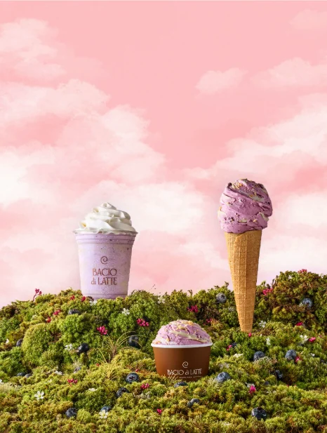 Bacio di Latte lança sabor com mirtilo e iogurte em agosto