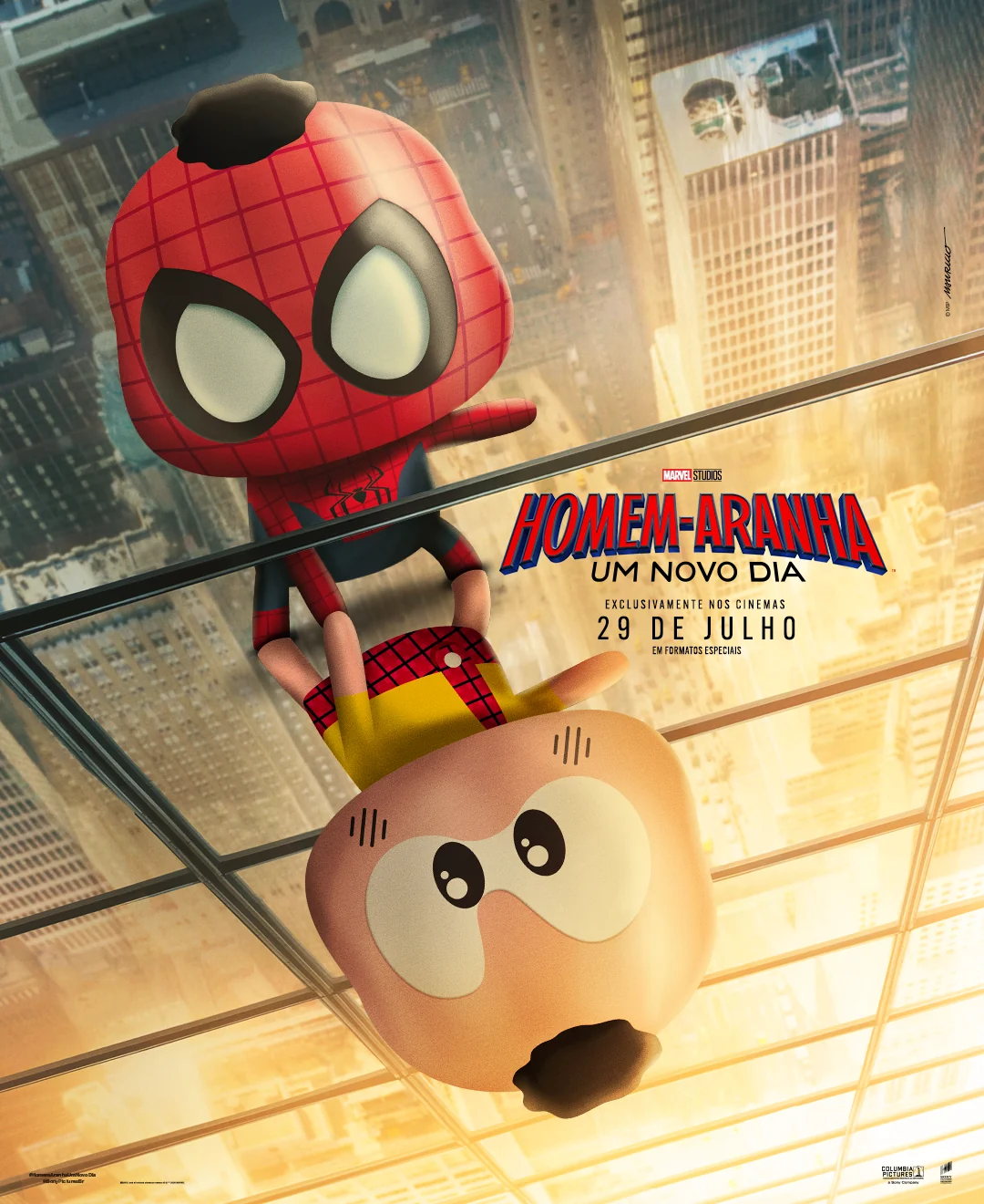 Cascão vira Homem-Aranha em ação que une MSP e Sony