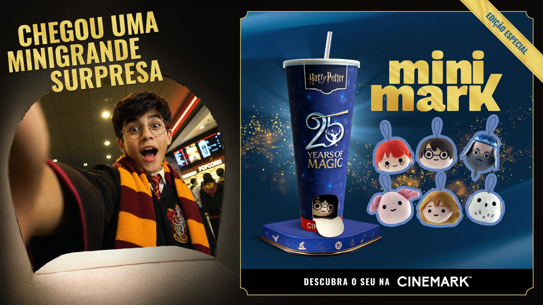 Cinemark aposta em pelúcias surpresa com o novo Minimark