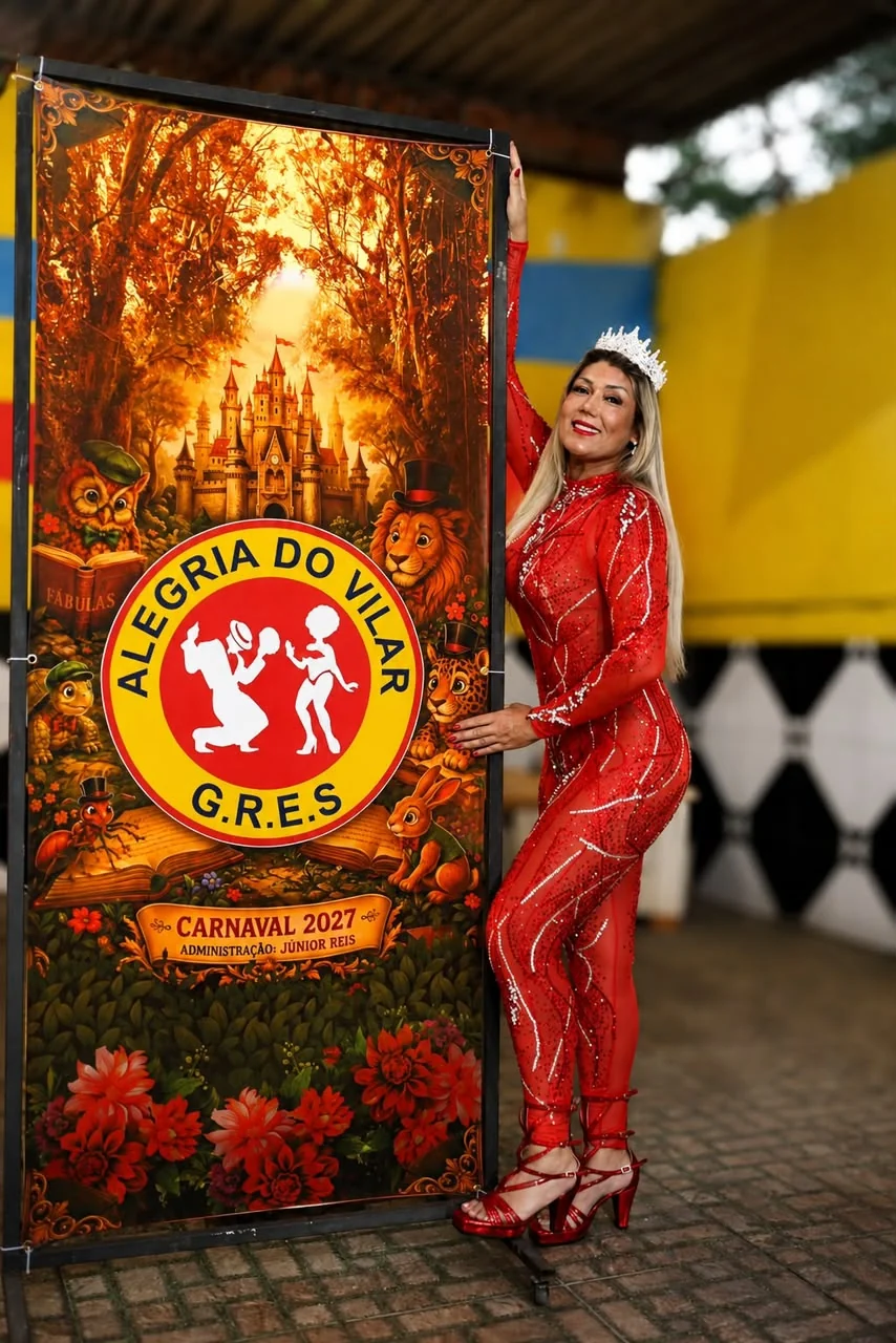 Claudia Rodrigues assume bateria da Alegria do Vilar no Carnaval 2027