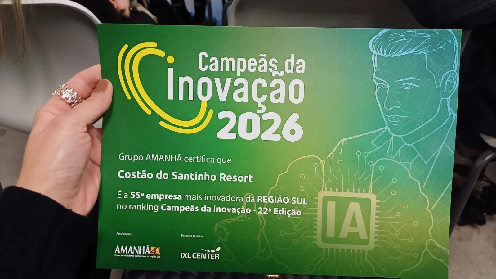 Costao do Santinho entra na lista das 80 marcas mais inovadoras do Sul