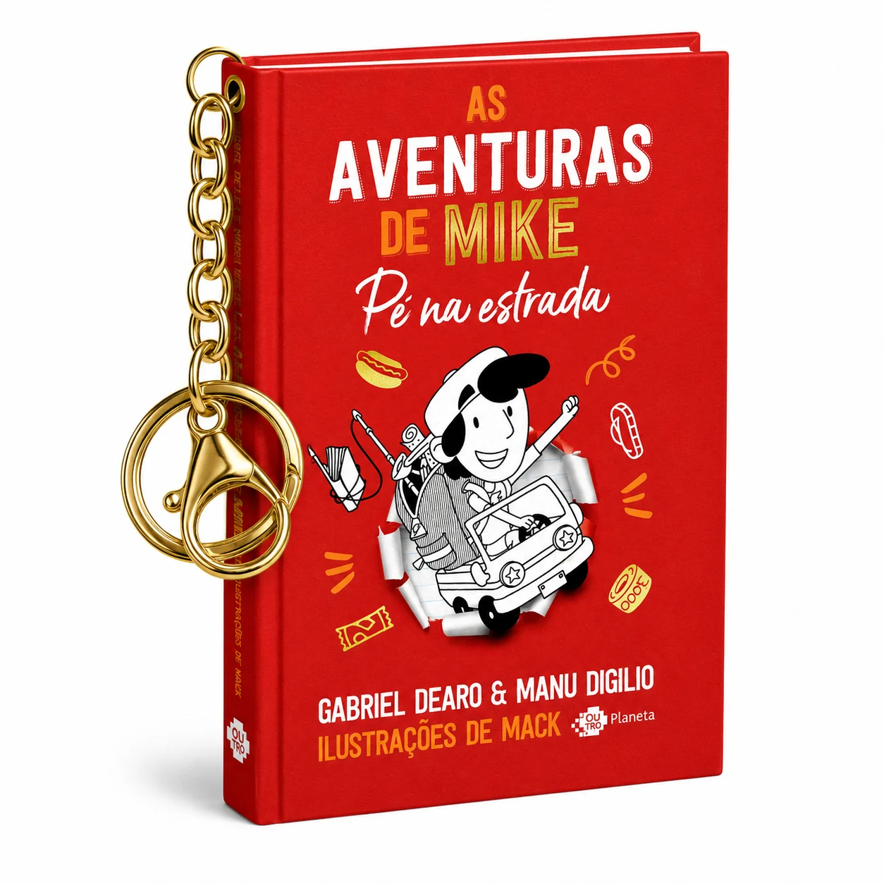 Criadores de As Aventuras de Mike lançam livro-chaveiro na Bienal