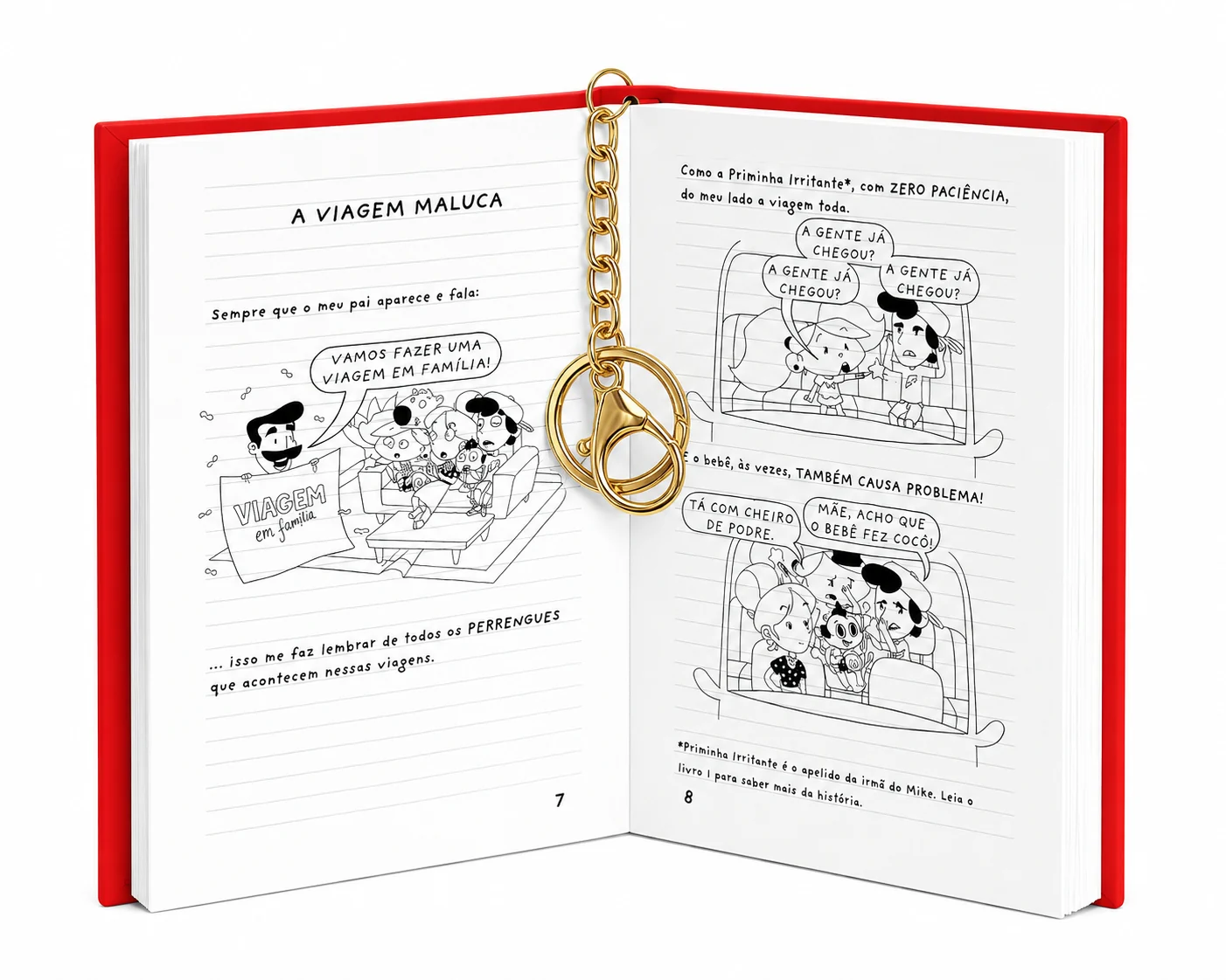 Criadores de As Aventuras de Mike lançam livro-chaveiro na Bienal