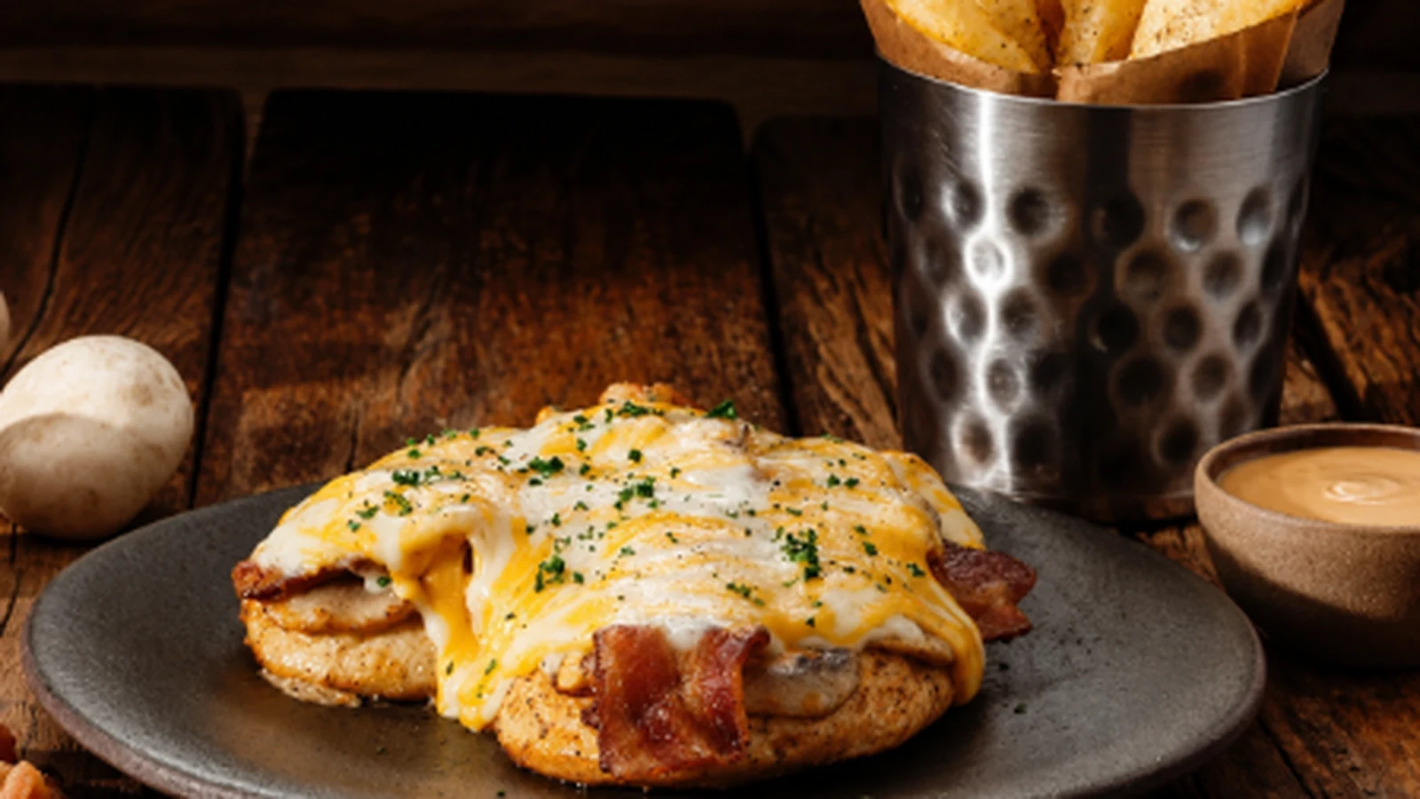 dia do bacon classico do outback une frango grelhado e queijos featured