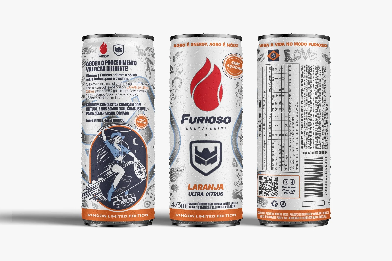 Furioso lança edição com influenciador Rincon inspirada na laranja