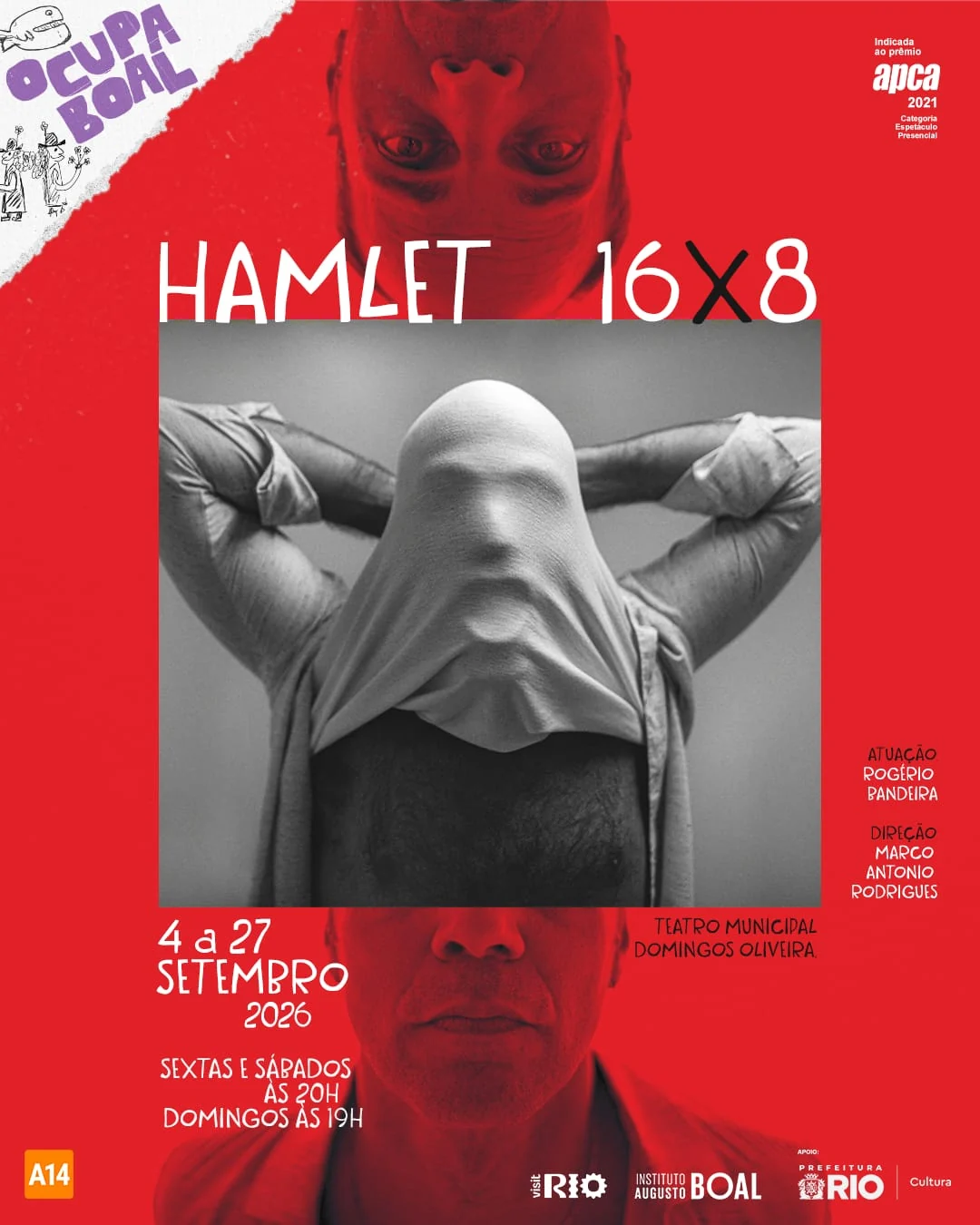Hamlet 16x8 revisita memória de Augusto Boal na Gávea 3 Hamlet 16x8 revisita memória de Augusto Boal na Gávea