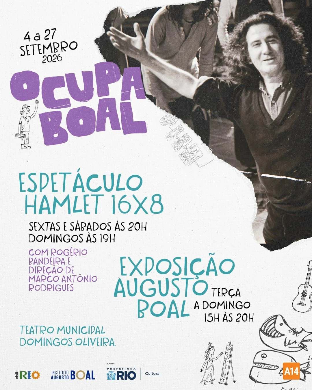 Hamlet 16x8 revisita memória de Augusto Boal na Gávea 4 Hamlet 16x8 revisita memória de Augusto Boal na Gávea