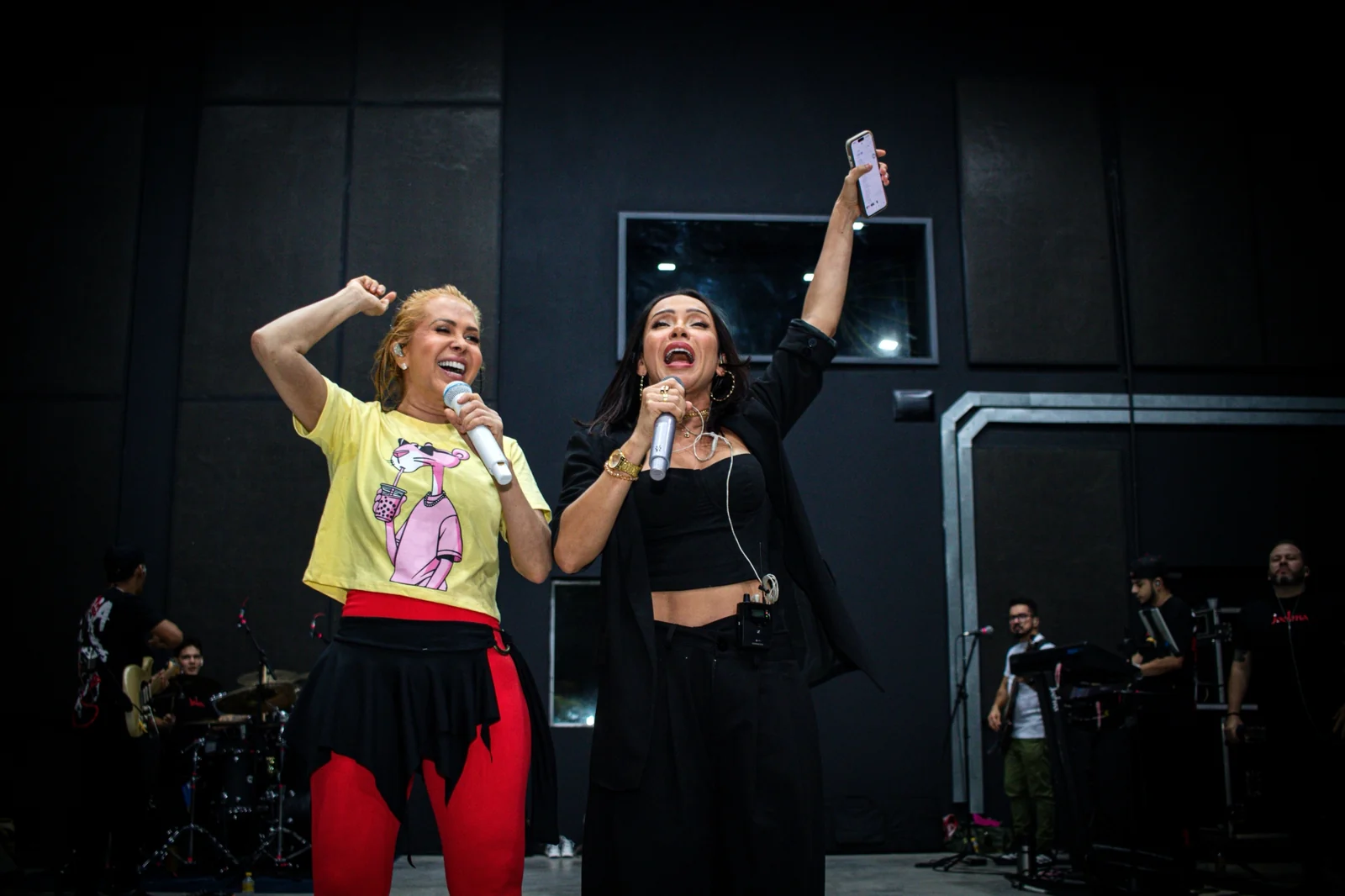 Joelma e Viviane Batidão afinam detalhes para show no Rock in Rio