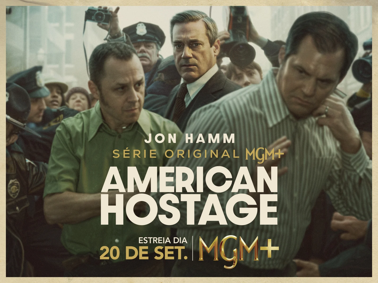 Jon Hamm lidera crise real em trailer de American Hostage