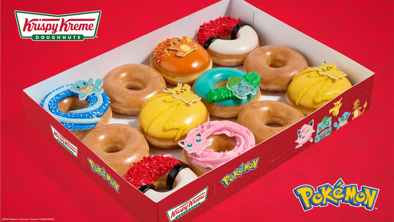 Krispy Kreme celebra 30 anos de Pokémon com donuts temáticos