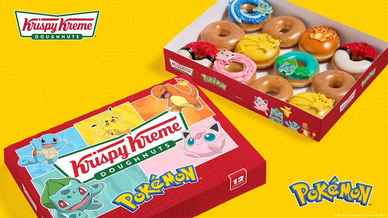 Krispy Kreme celebra 30 anos de Pokémon com donuts temáticos